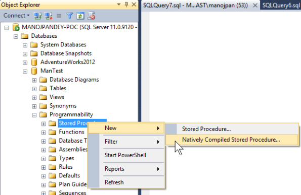 SQLServer2014HekatonSPs