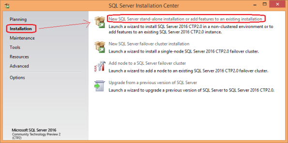 SQL Server 2016 Install 00