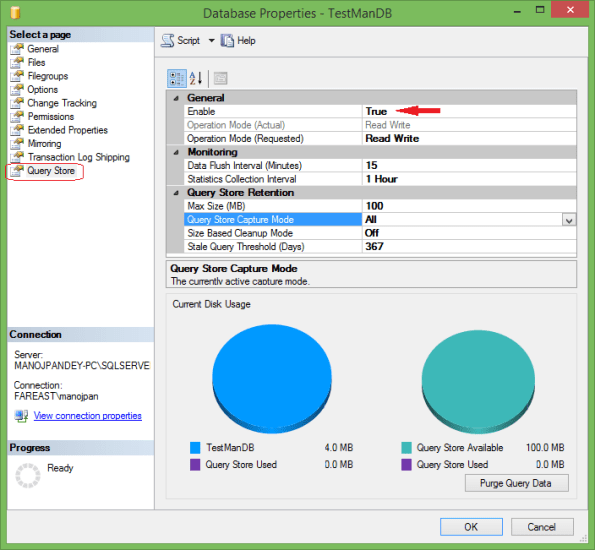 SQL Server 2016 Query Store 01