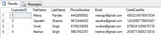 SQLServer2016 - DDM 01