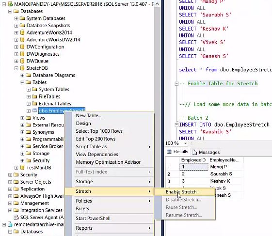 SQL Server 2016 - StretchDB 07