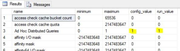 adhocdistributedqueries-set